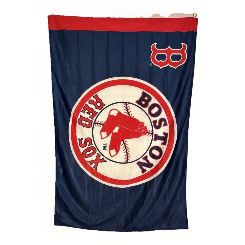 Boston Red Sox MLB Baseball Team Garden Yard Flag 28” X 42” Vertical
